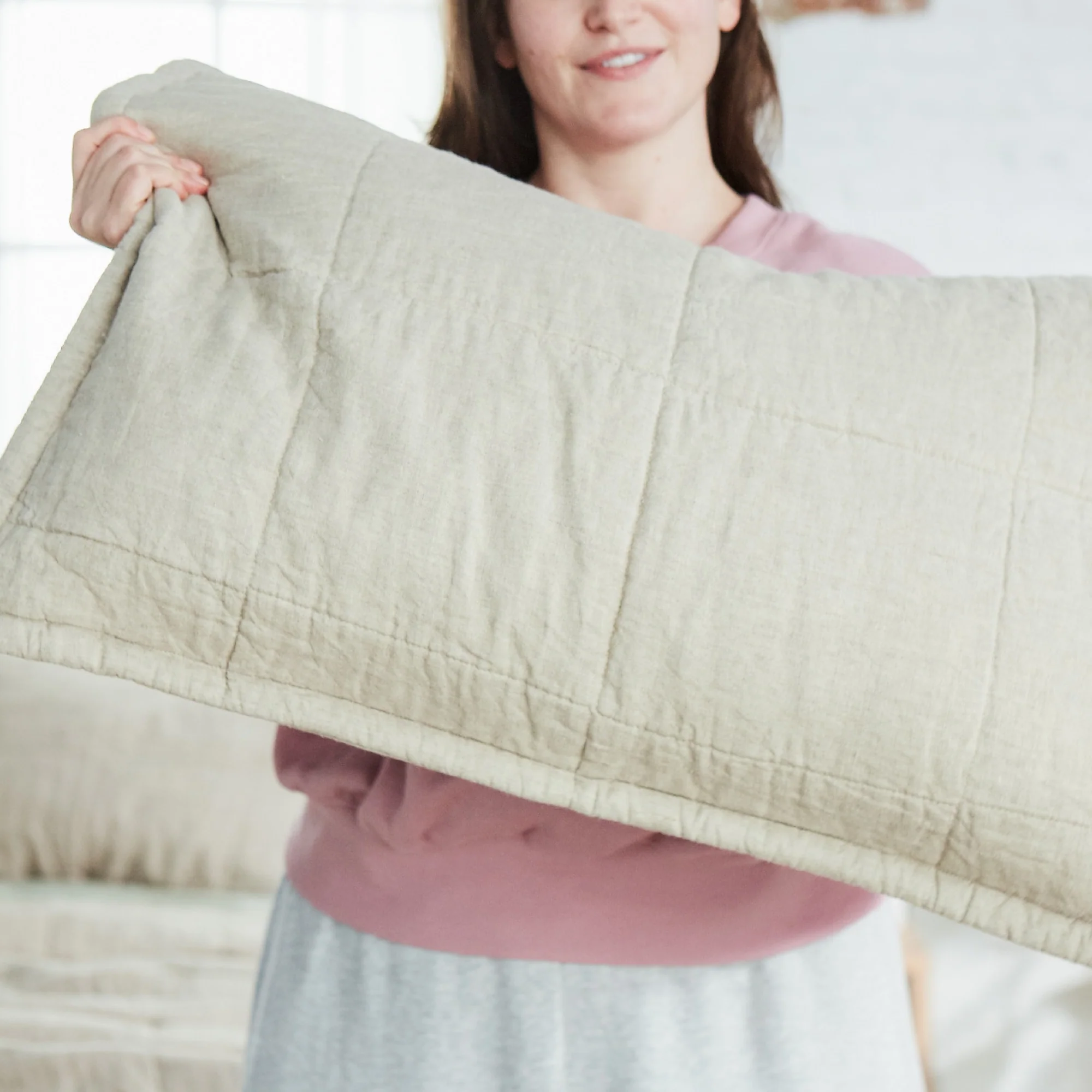 Natural Linen Shams - Image 5
