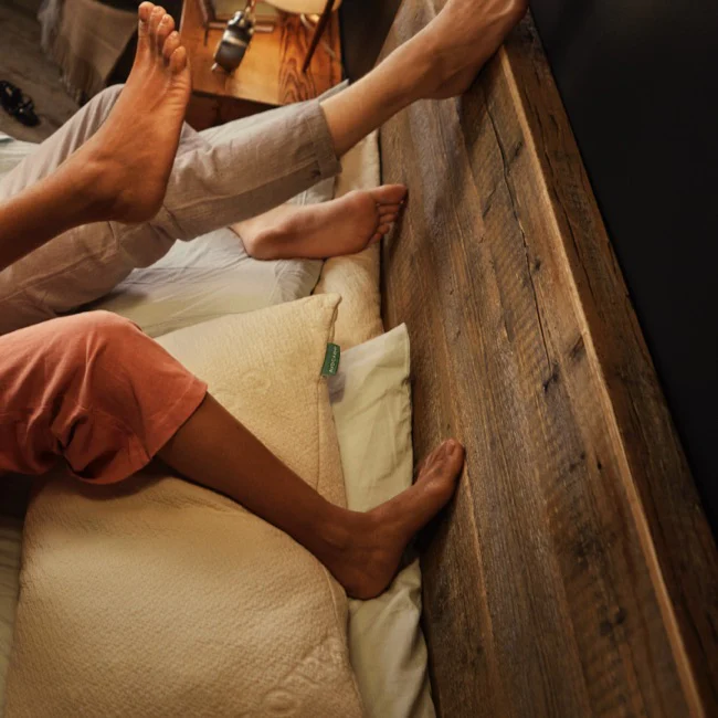 Natural Wood Bed Frame - Image 9