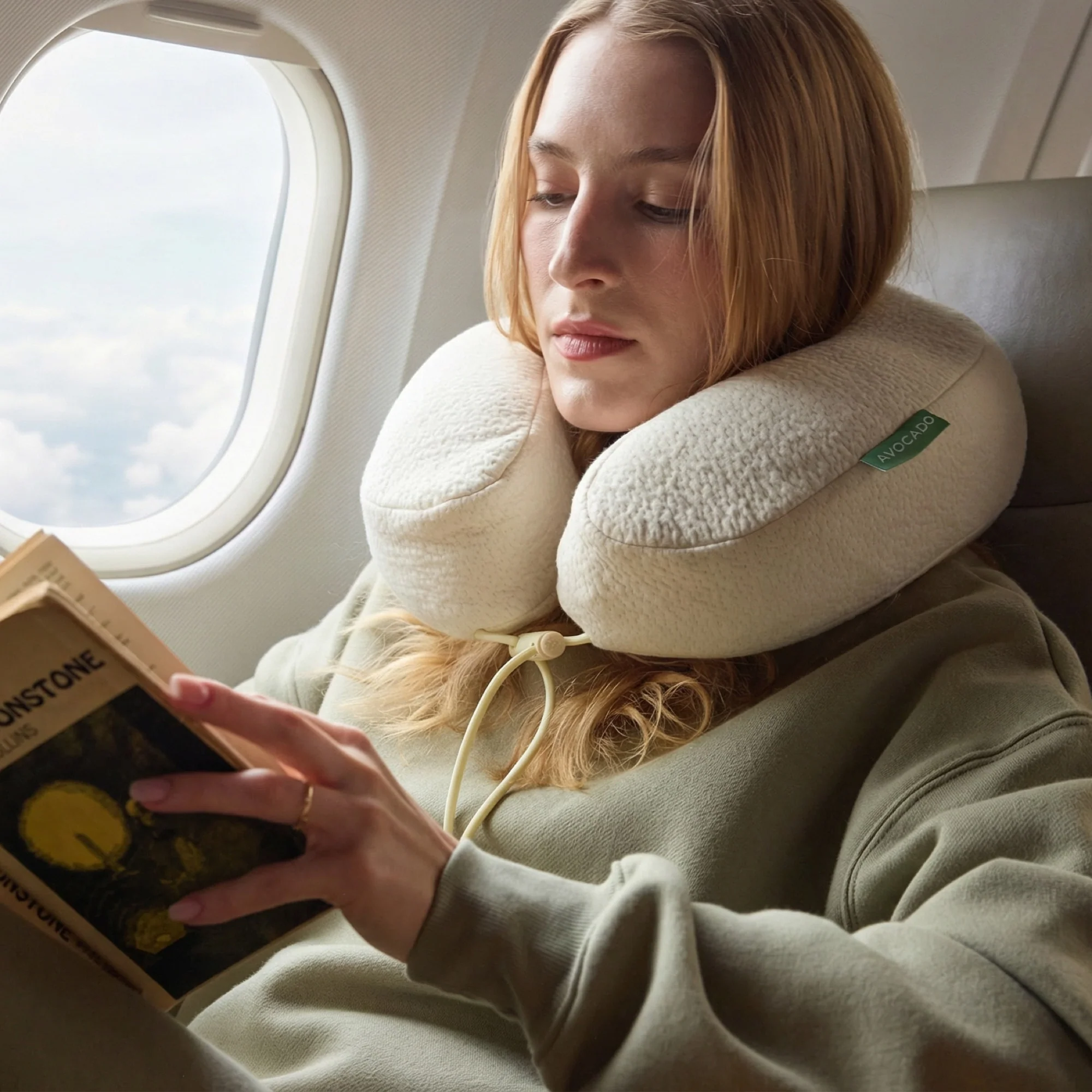 Organic Latex Travel Neck Pillow - Image 3