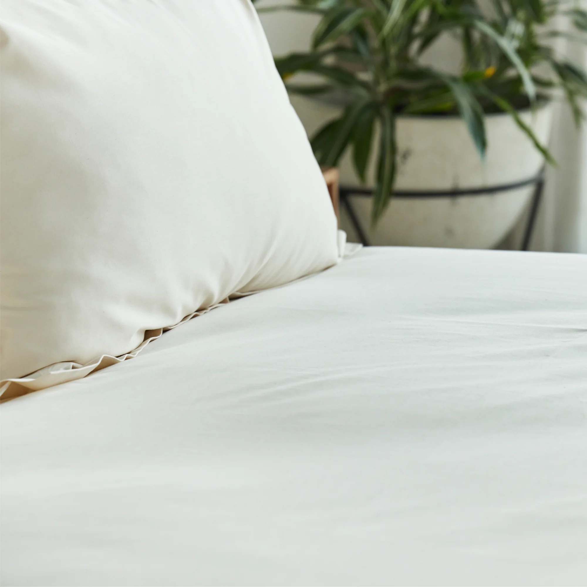 Percale Organic Duvet Cover - Image 4