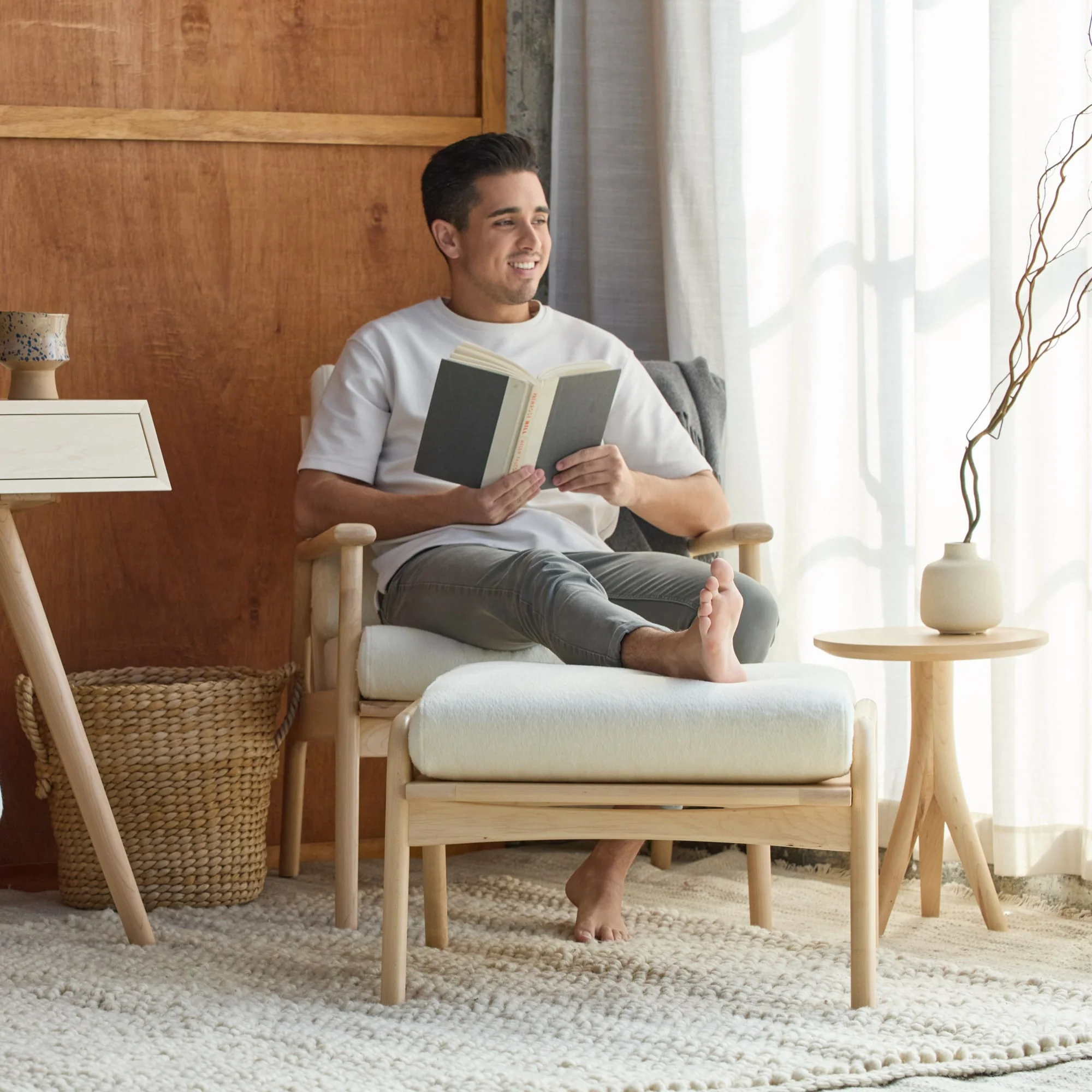Wood Side Table - Image 7