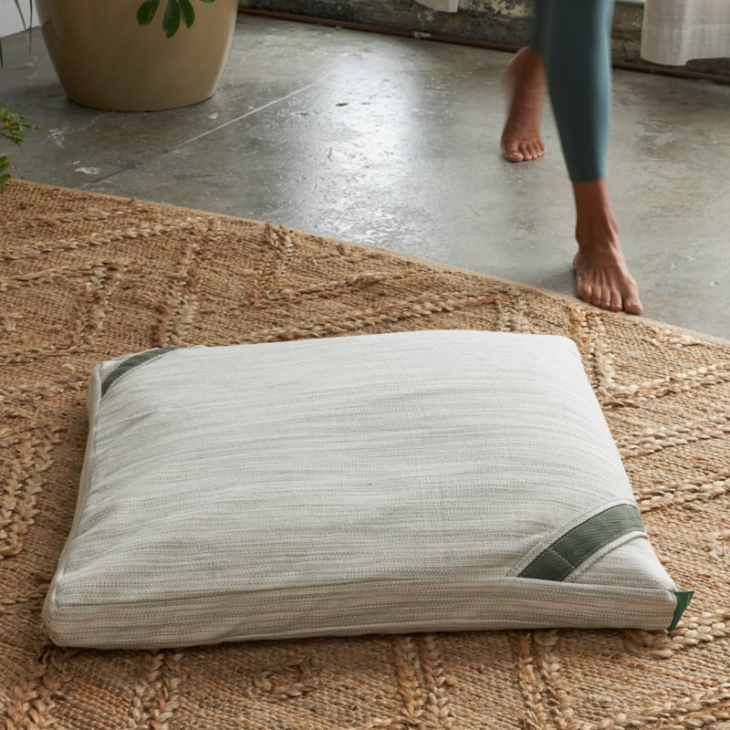 Organic Square Meditation Yoga Pillow - Image 3
